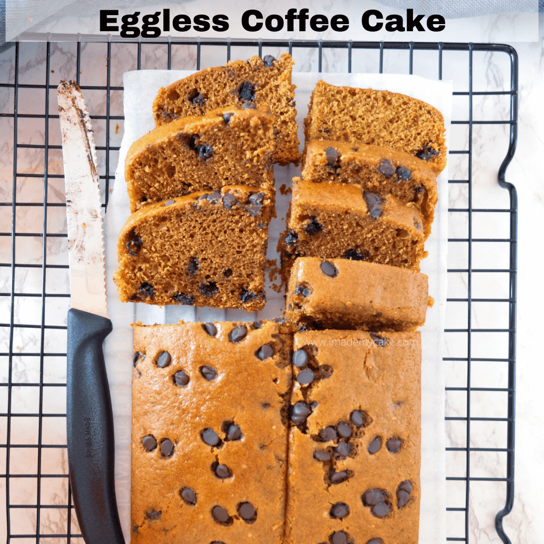 Eggless Coffee Cake Recipe » I Made My Cake