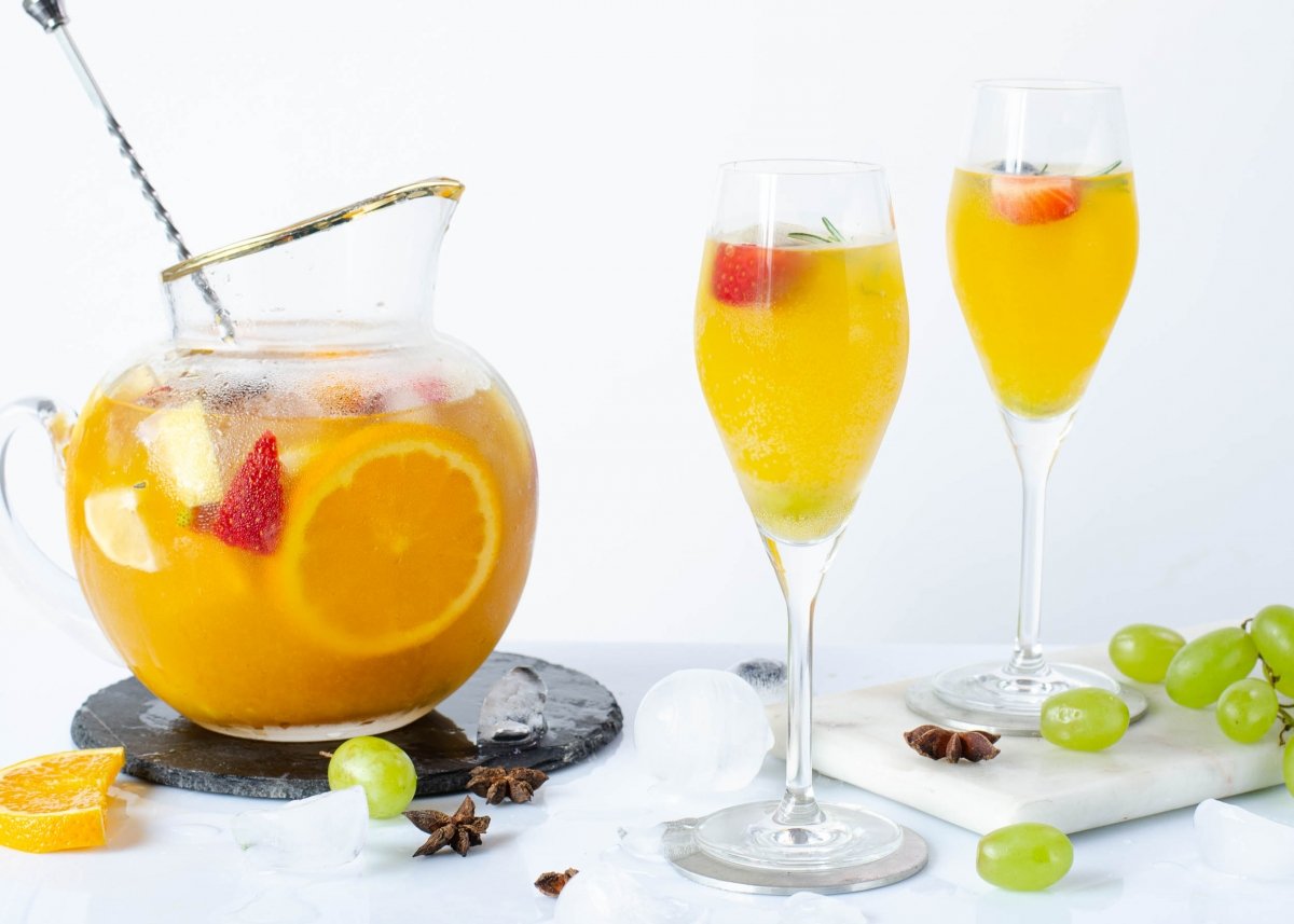 Sangría de cava casera muy fácil y rápida de preparar