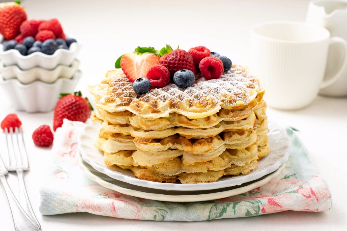 Waffles caseros, la receta más fácil para disfrutar de este