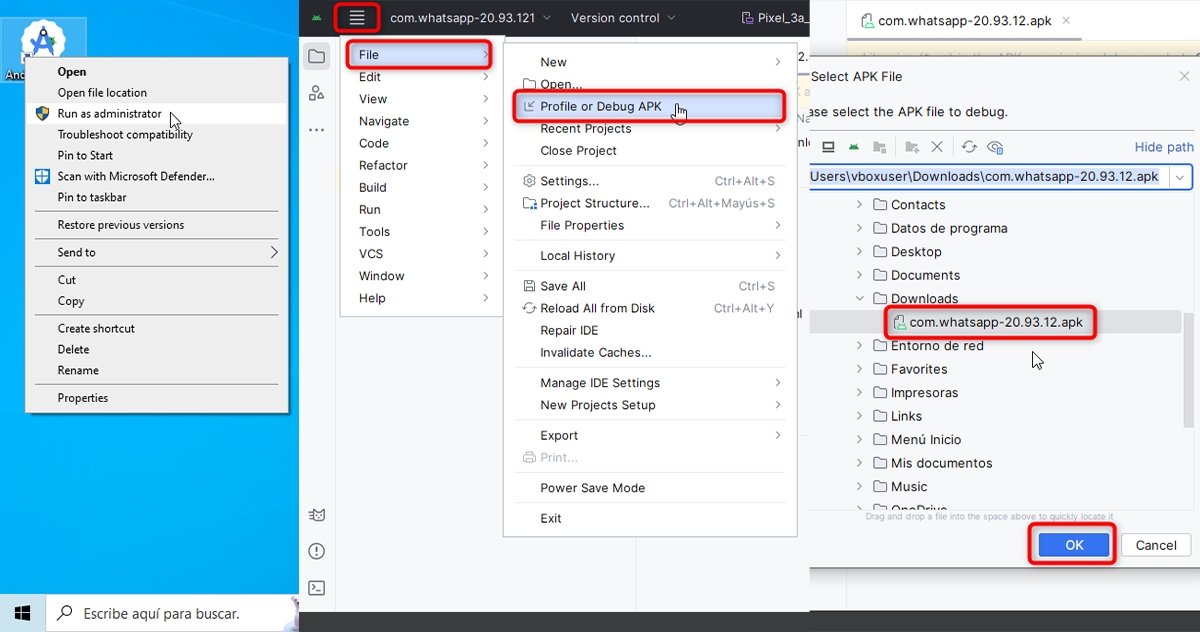 How to open APK files on a PC