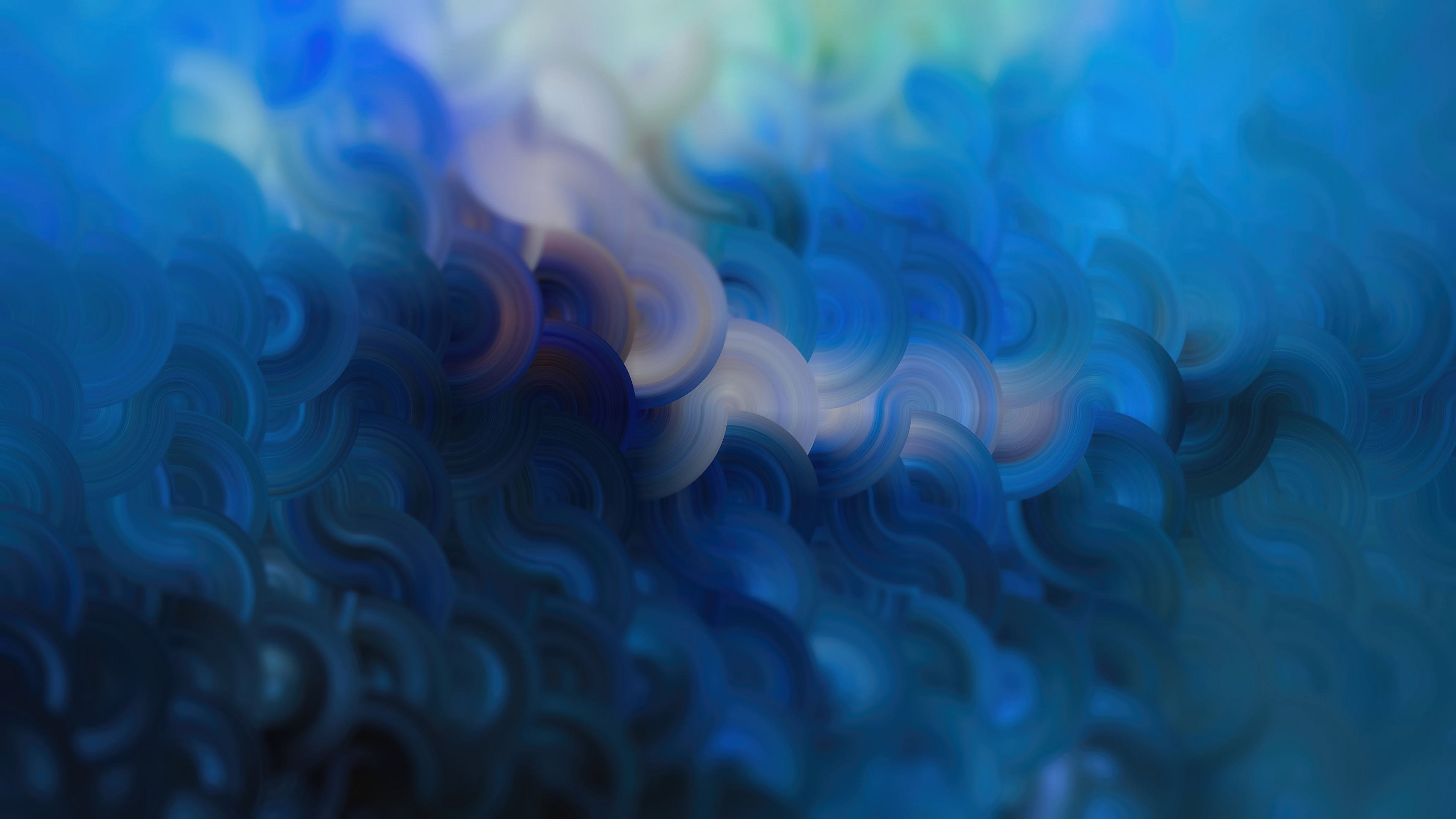 Blue Abstract Art Wallpaper