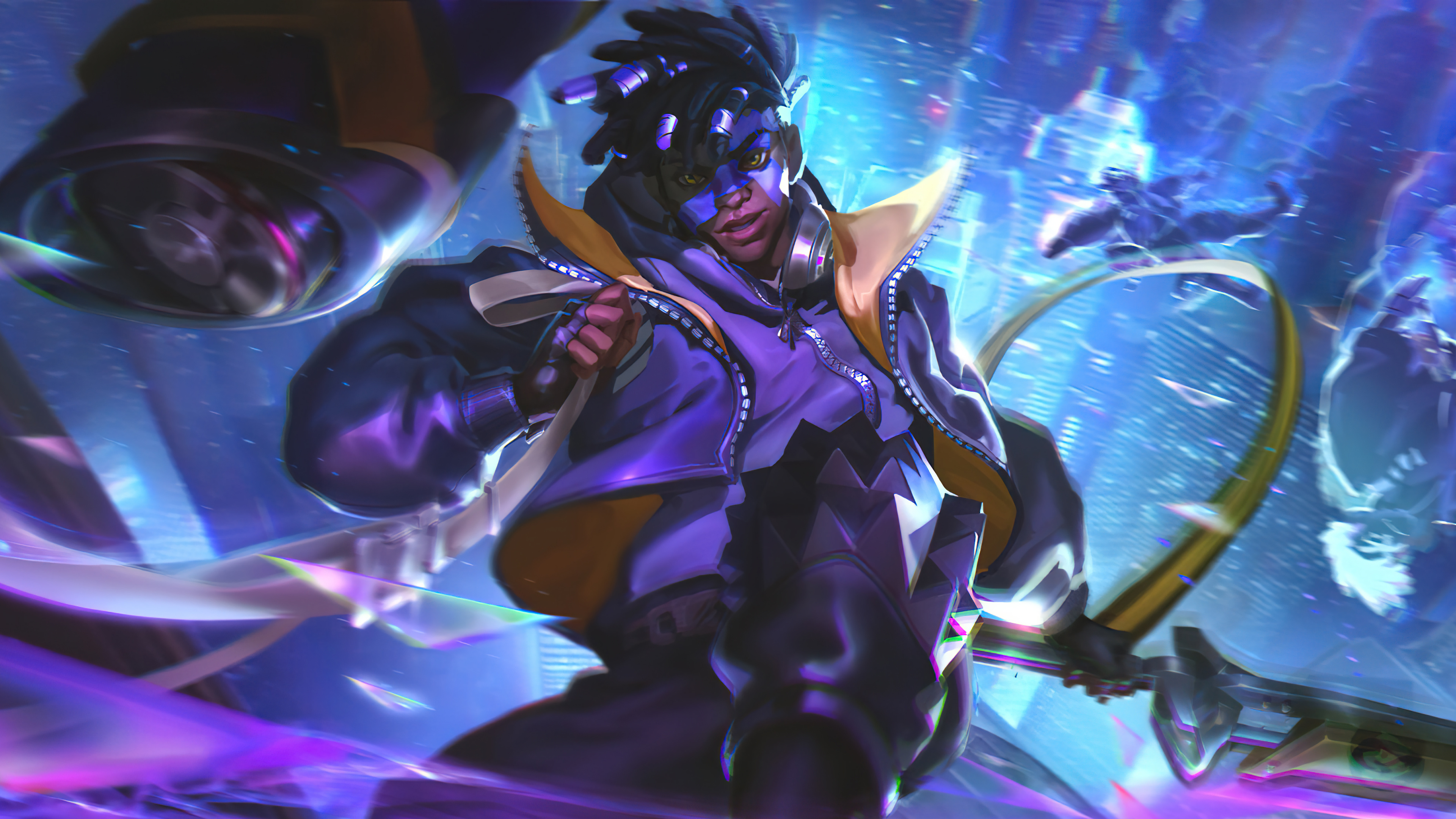 Ekko True Damage LoL 4K 3121i Wallpaper PC Desktop