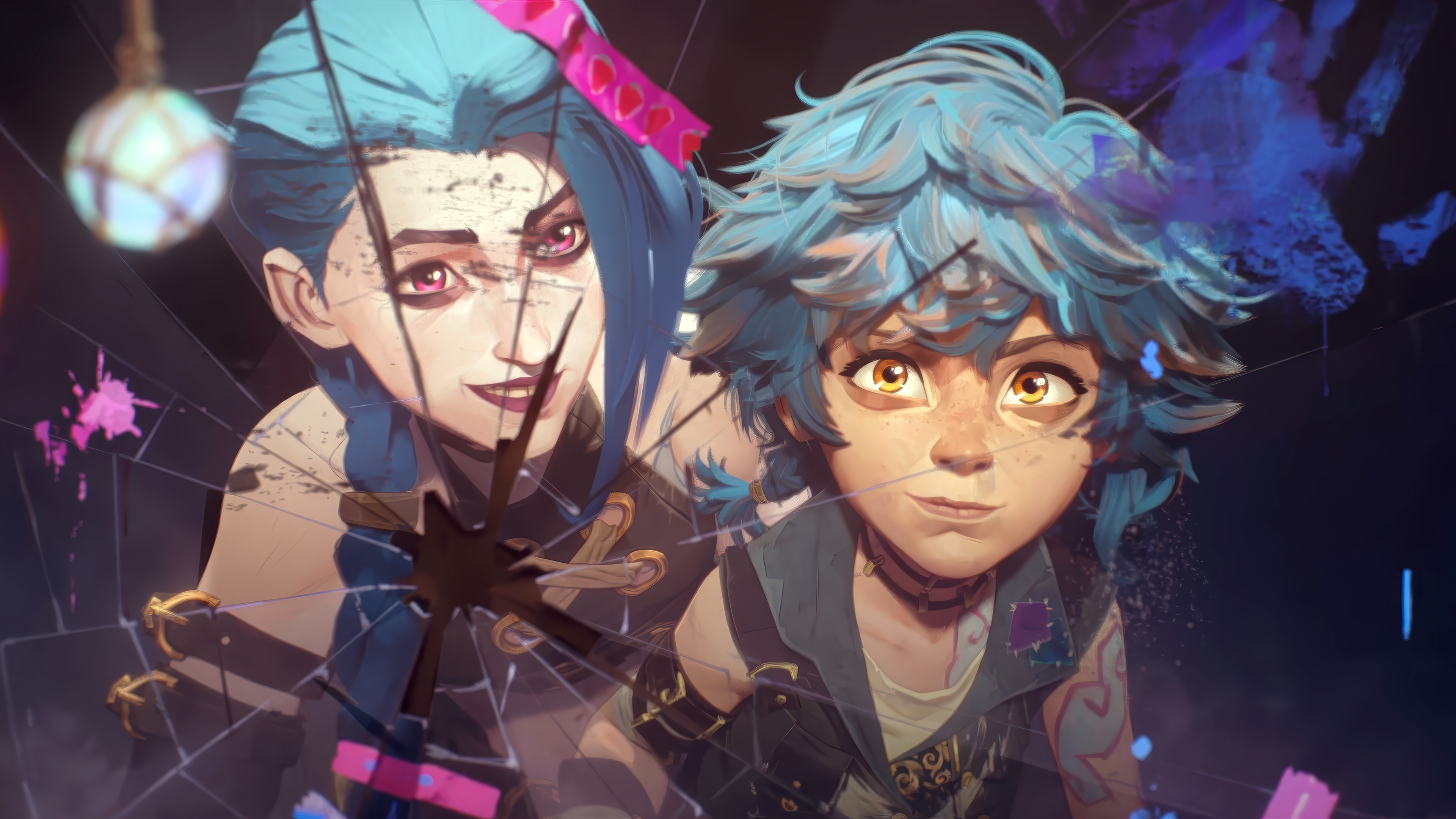 Jinx and Isha Arcane S2 Wallpaper 4K HD