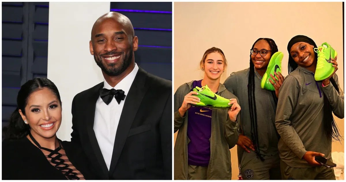 As March Madness Nears an End, Kobe Bryant’s Wife Vanessa Showers Some