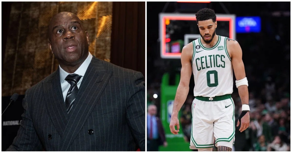 As Jayson Tatum and Jaylen Brown Take a Backseat, Magic Johnson Admits Celtics’ Heavy Toll on Mavs