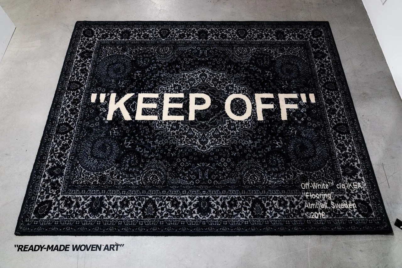 OffWhite™ x Ikea Collaboration Rug HYPEBEAST