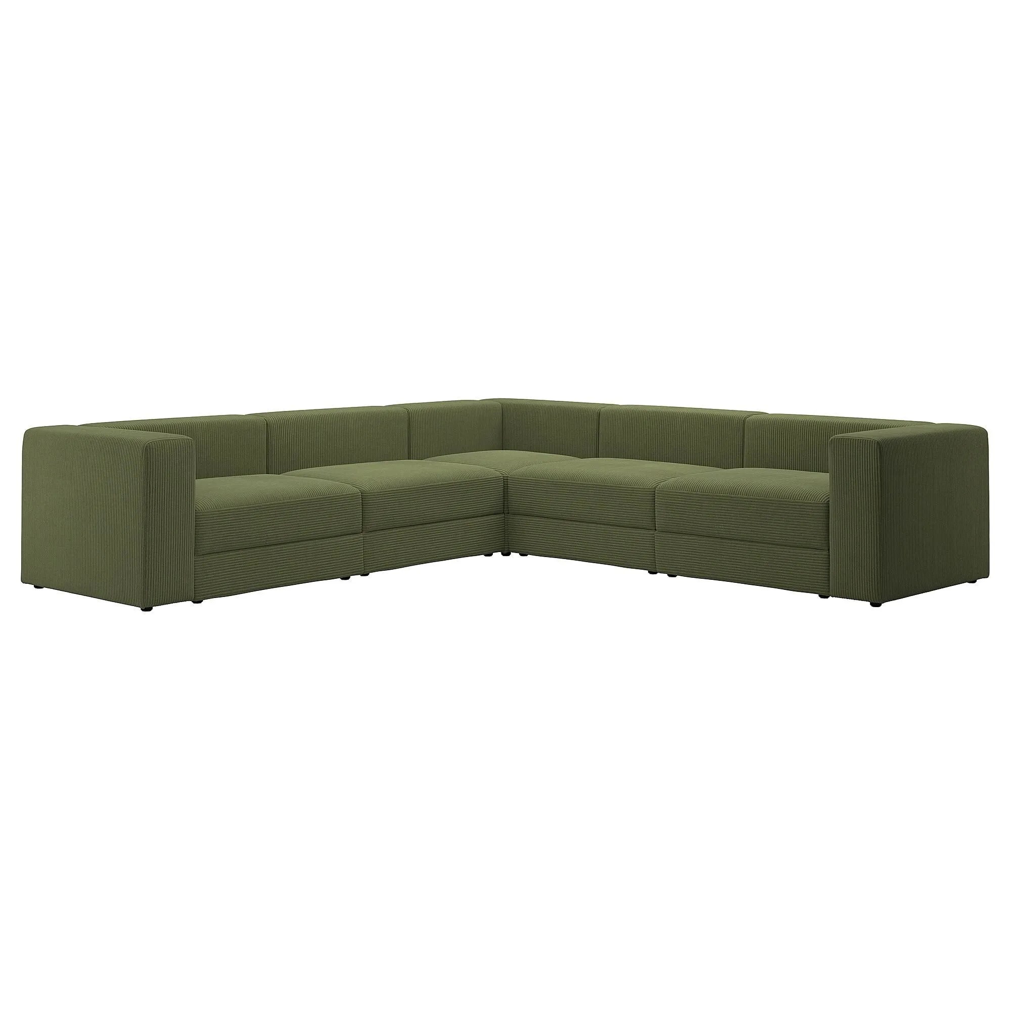 JATTEBO samsala dark yellow/green 6seat corner sofa 29485247 IKEA