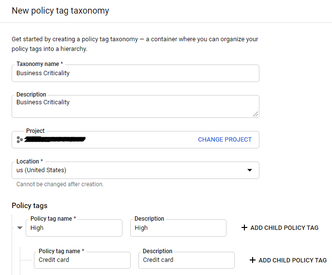 Policy Tag를 사용한 BigQuery의 Column 수준 보안 BESPINGLOBAL