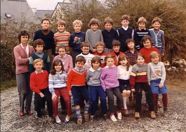 Photo de classe CE2 Ecole Notre Dame Plérin (22) de 1983, ECOLE