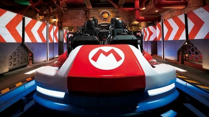 Watch a Full Ride Video of Super Nintendo World's Mario Kart Ride