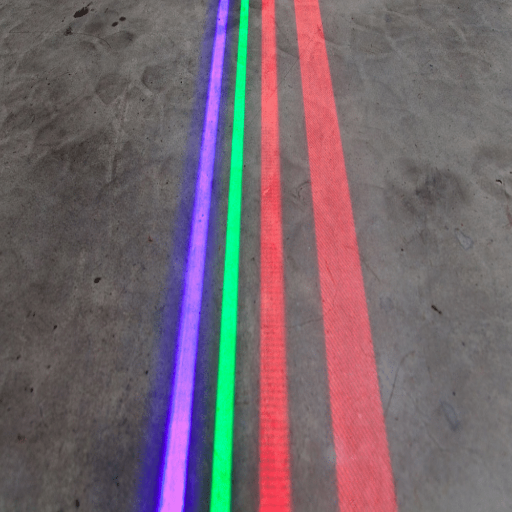 Top Floor Laser RED Image Projection