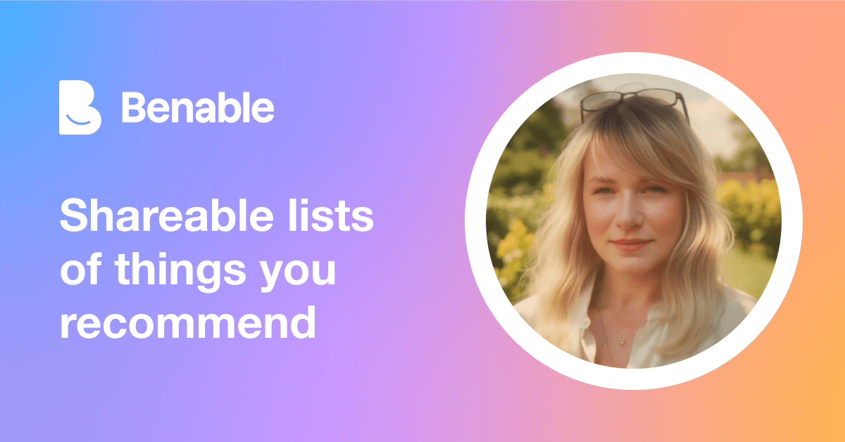 Everything @Kimmykay (Kimberly Fitzgerald) recommends - Benable
