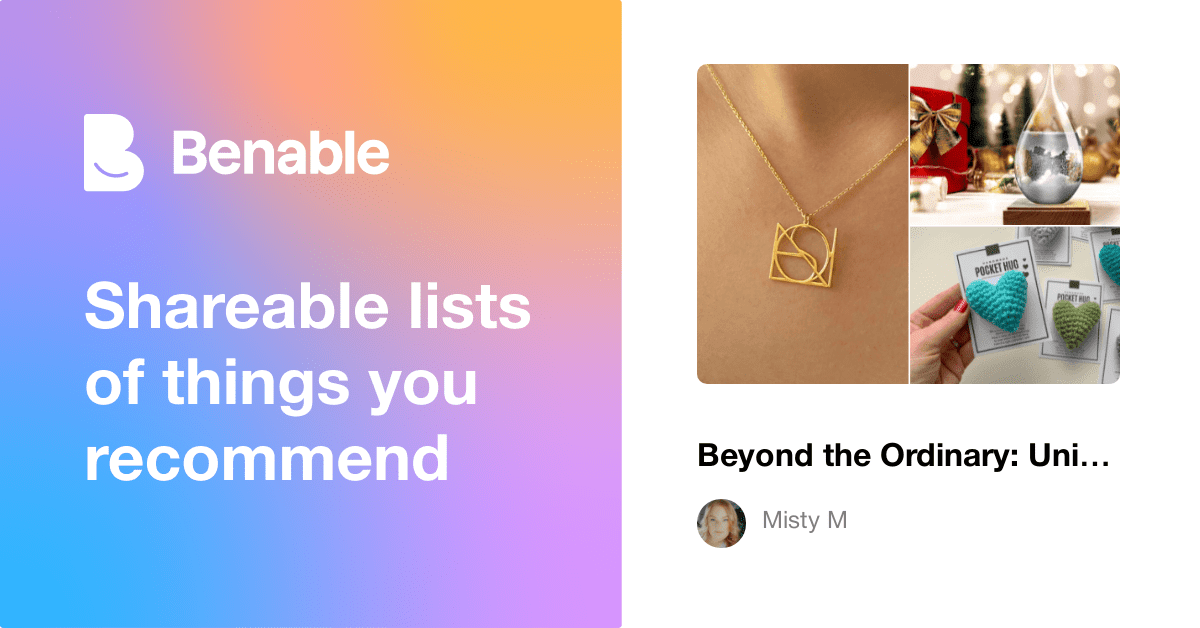 Beyond the Ordinary Unique & Useful Gifts for Women