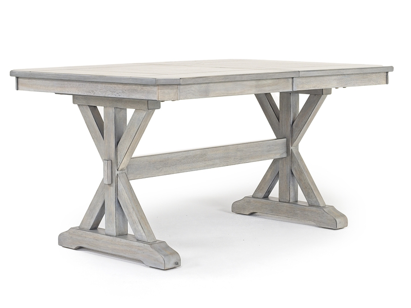Newport Extendable Dining Table in Gray Mor Furniture
