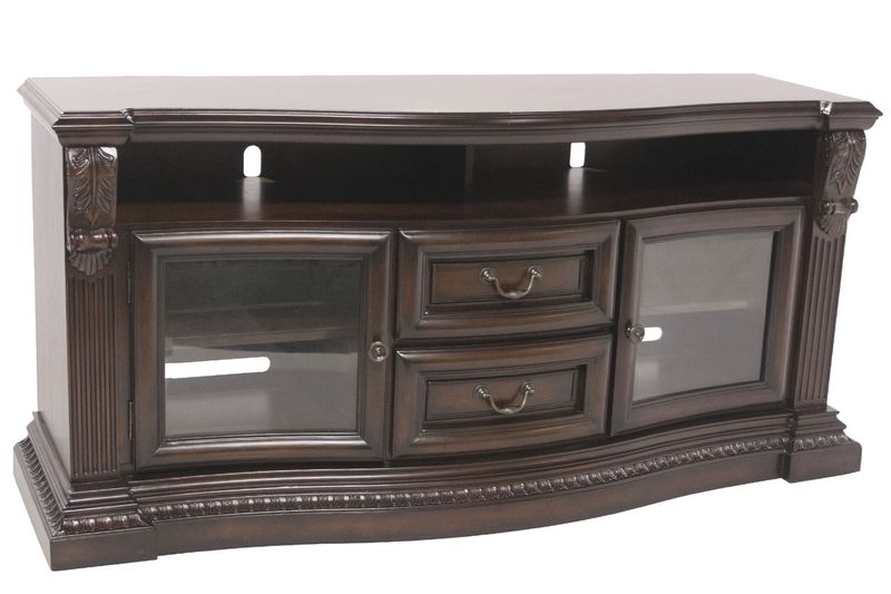 Bella Media Console in Brown, 67 Inch Mor Furniture