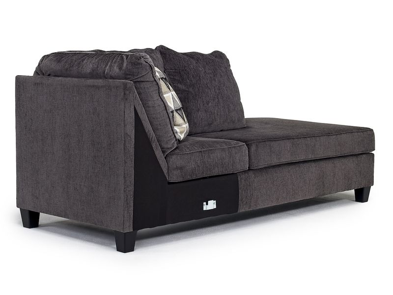 Abinger 1 Arm Tux Chaise in Smoke, Right Facing Mor Furniture