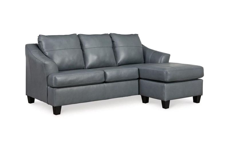 Genoa Sofa Chaise in Steel Sofas Living Room
