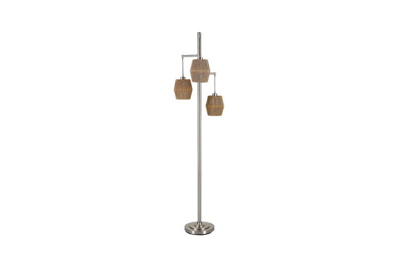 Joplin Floor Lamp in Nickel Lamps & Lighting Accents