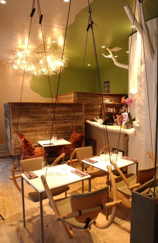 Sur un Arbre Perché, Restaurant de cuisine moderne à Paris avec L