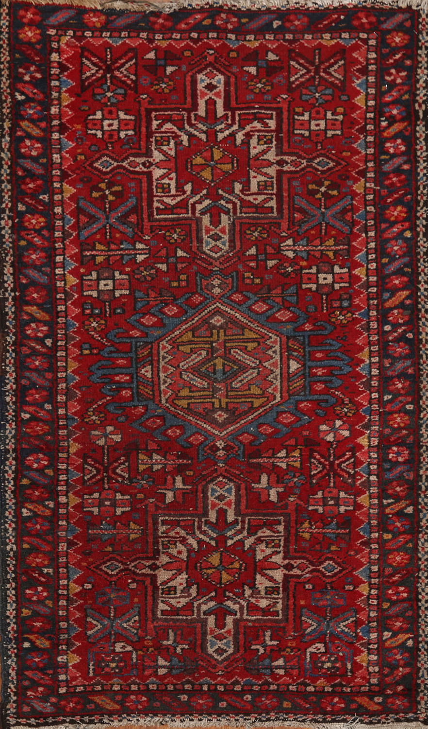 Vegetable Dye Gharajeh Persian Area Rug 2x4