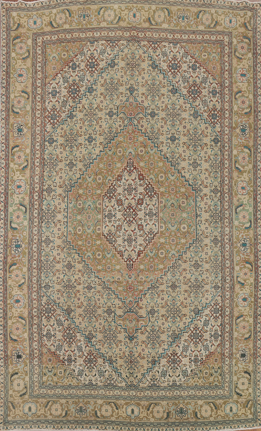 Vegetable Dye Tabriz Persian Area Rug 8x11