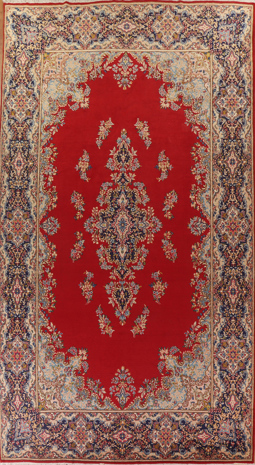 Vegetable Dye Kerman Persian Large Rug 10x17