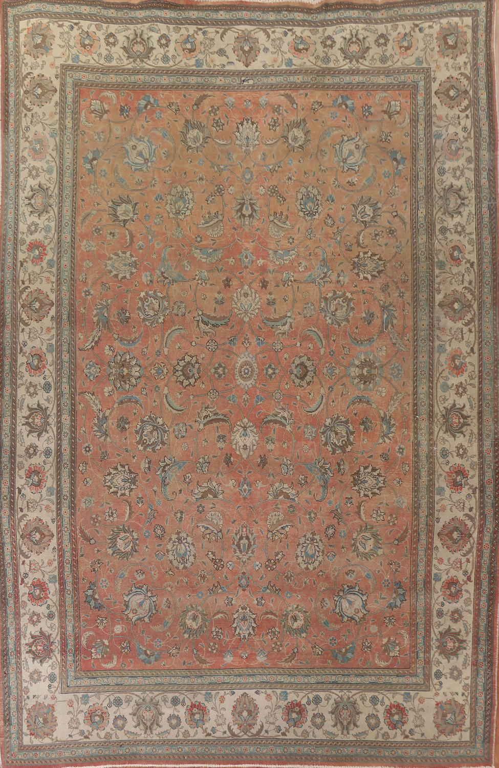 AllOver Tabriz Persian Large Rug 11x14