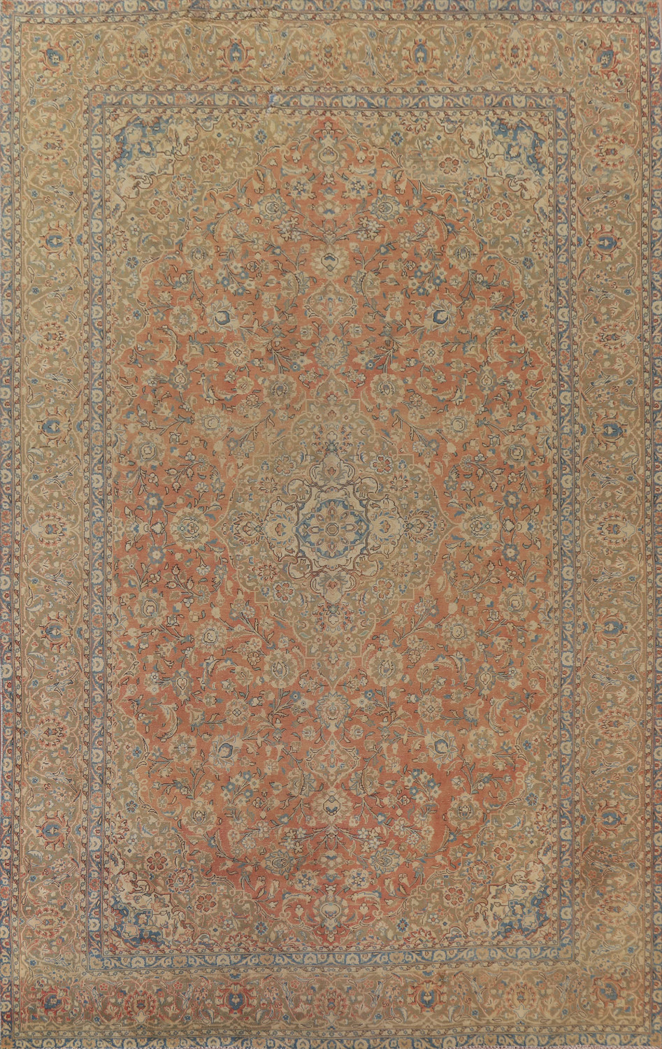 Traditional Kashan Persian Area Rug 10x13