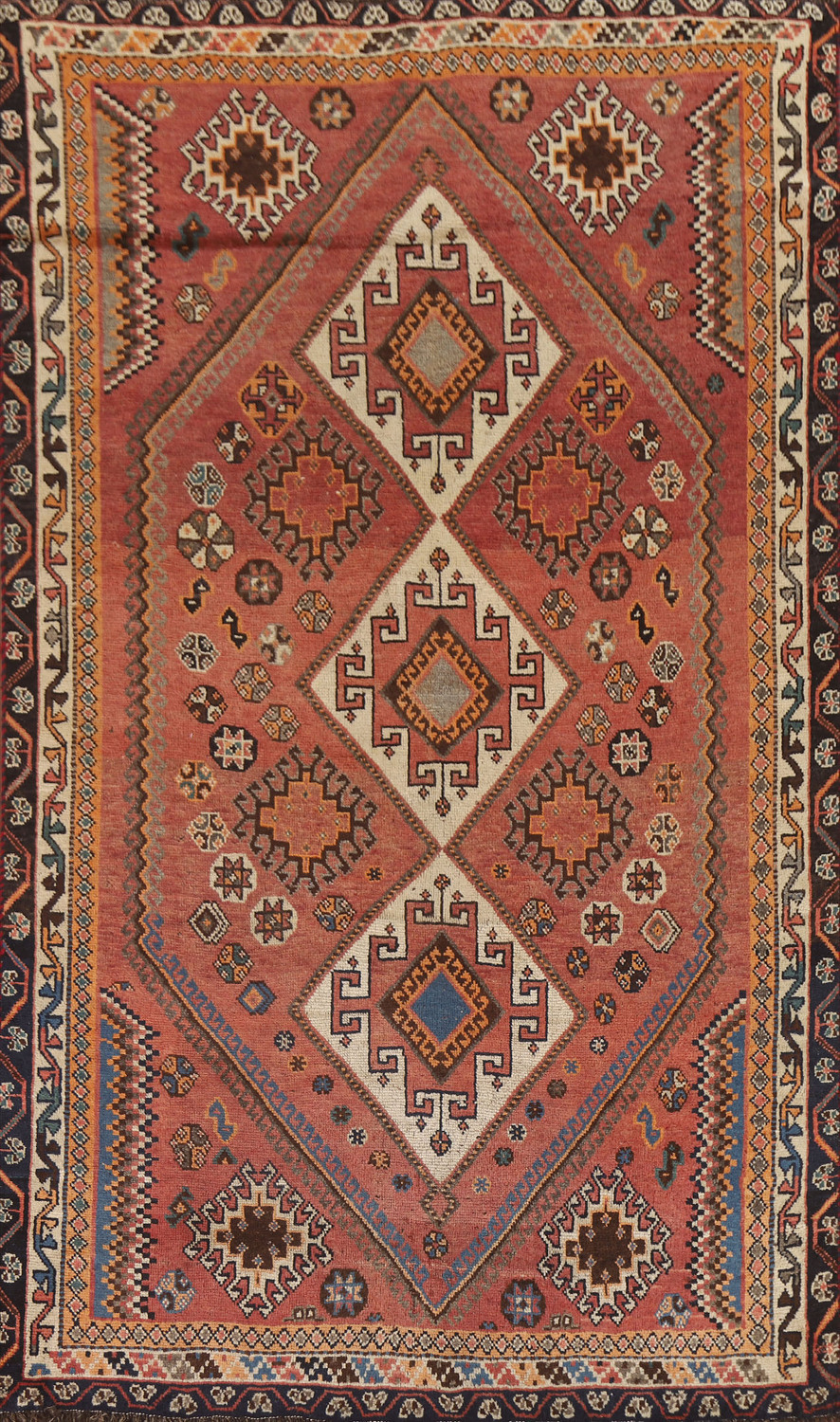 Vegetable Dye Shiraz Persian Area Rug 5x8