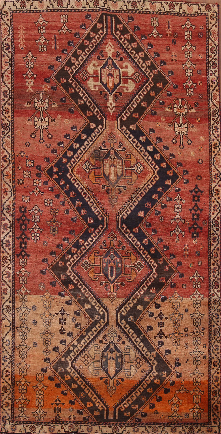 Geometric Shiraz Persian Area Rug 4x8