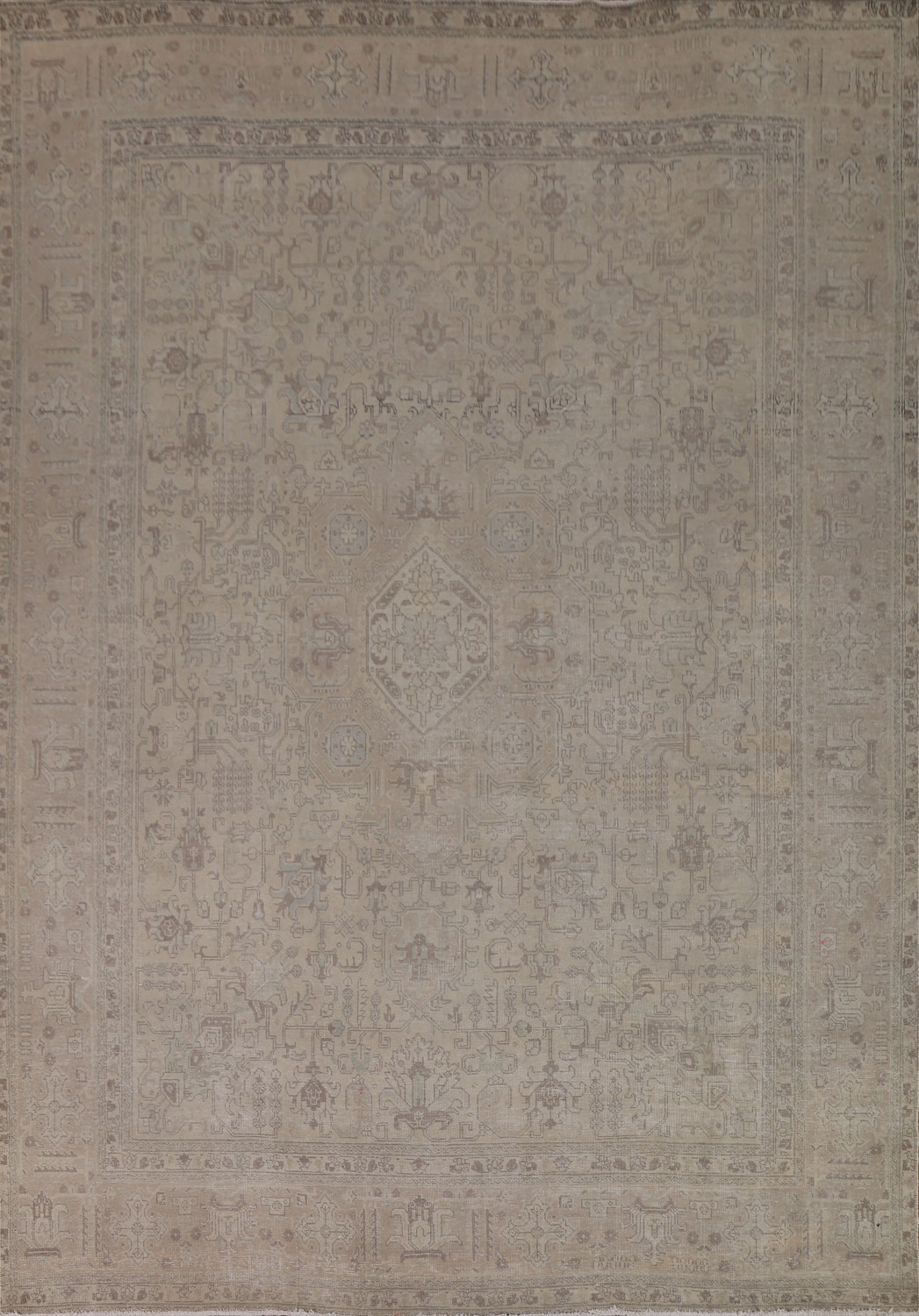 Geometric Tabriz Persian Area Rug 10x12