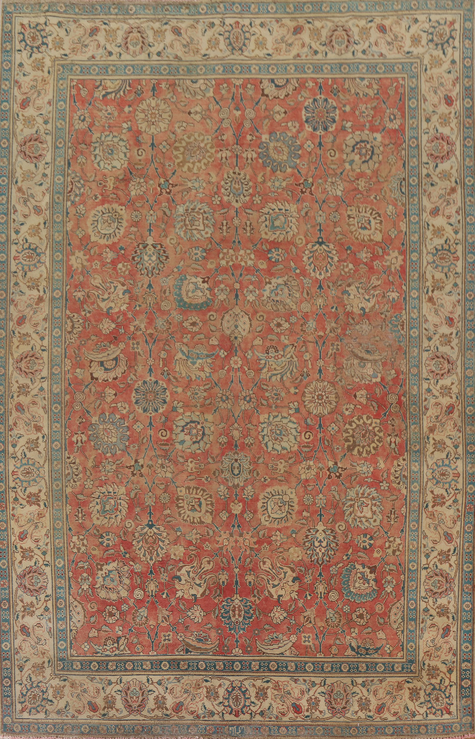 AllOver Floral Tabriz Persian Area Rug 8x11