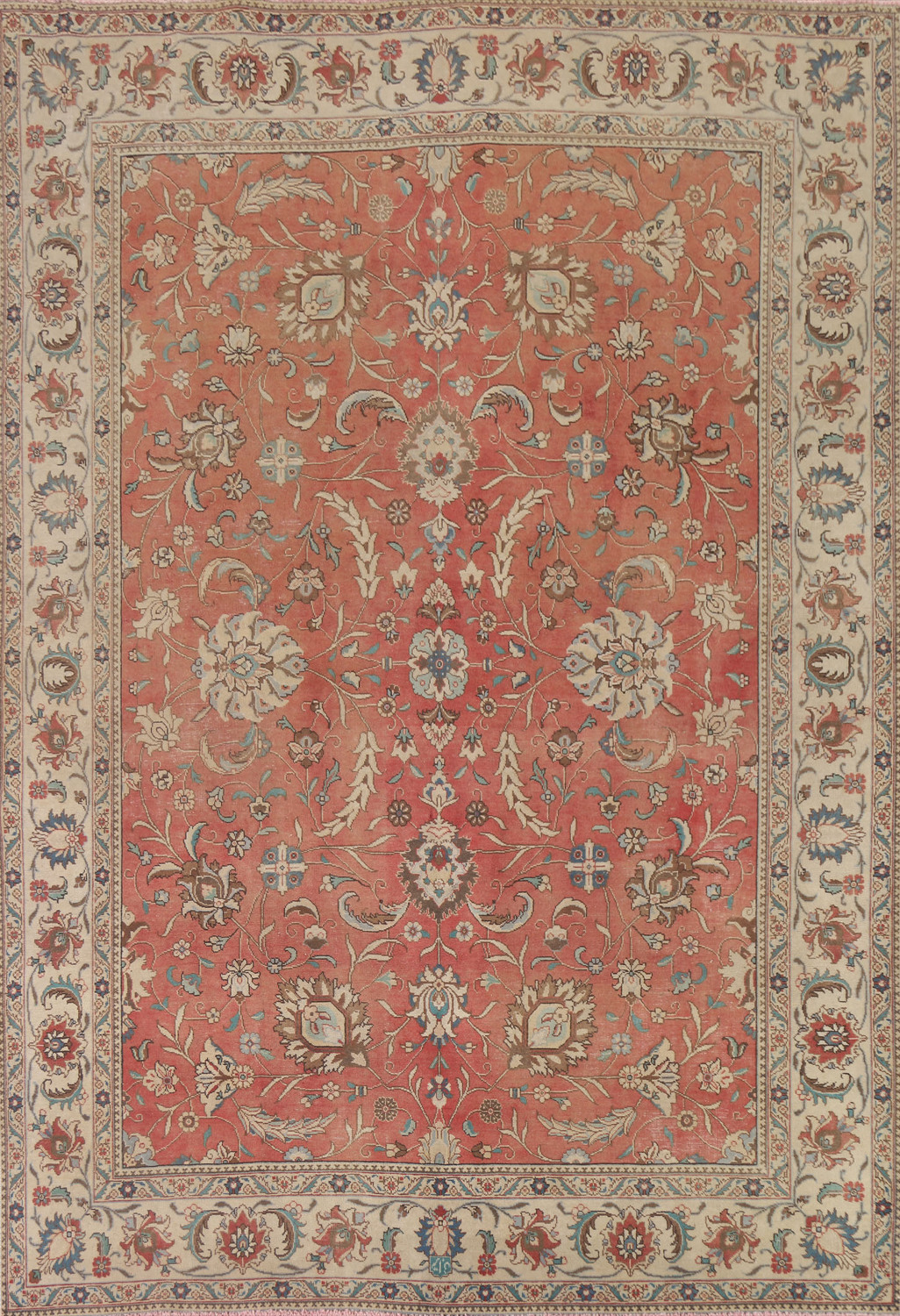 AllOver Floral Tabriz Persian Area Rug 8x10