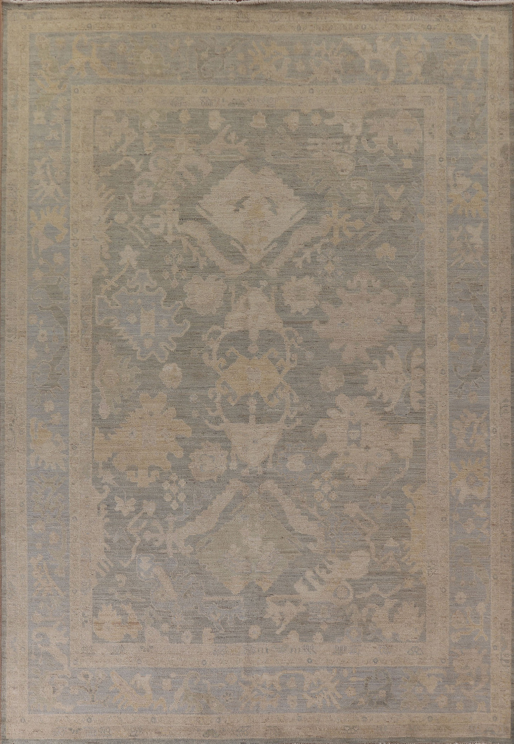 Vegetable Dye Oushak Turkish Area Rug 10x12