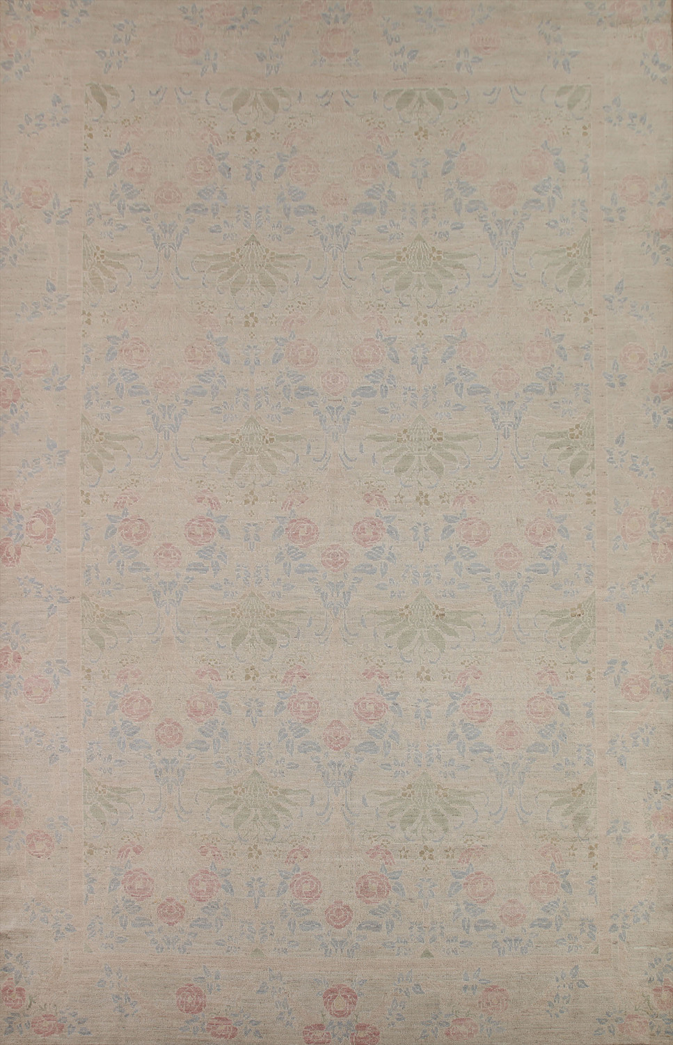 Vegetable Dye Oushak Turkish Area Rug 10x14