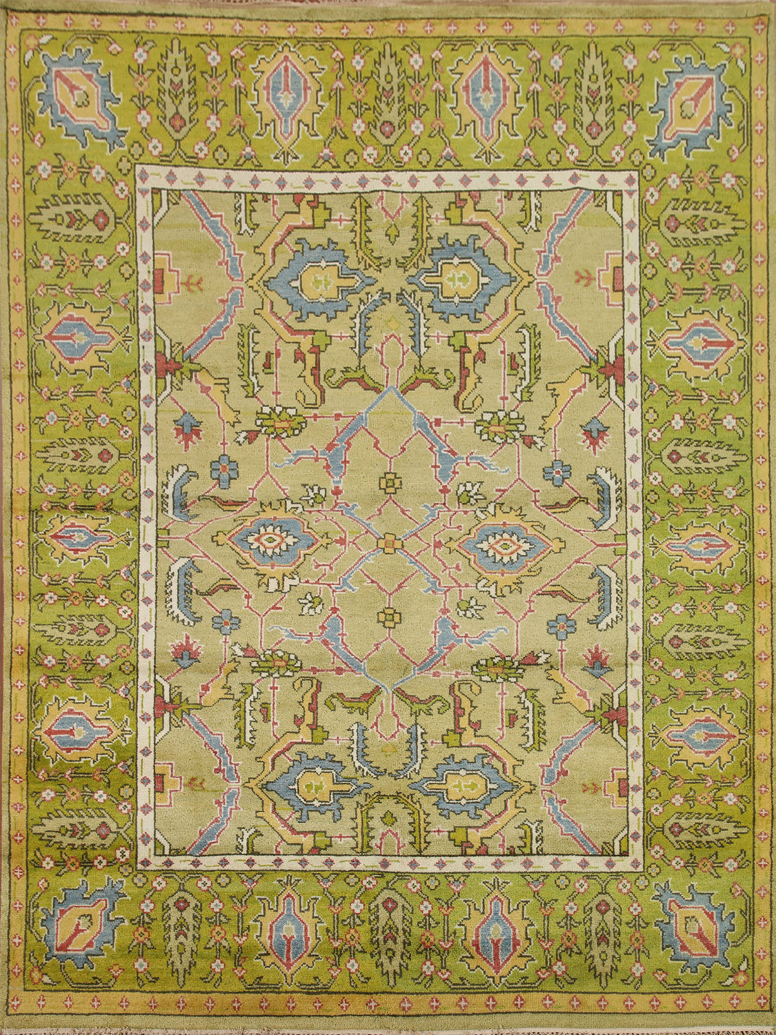 Green Heriz Serapi Oriental Area Rug 8x10