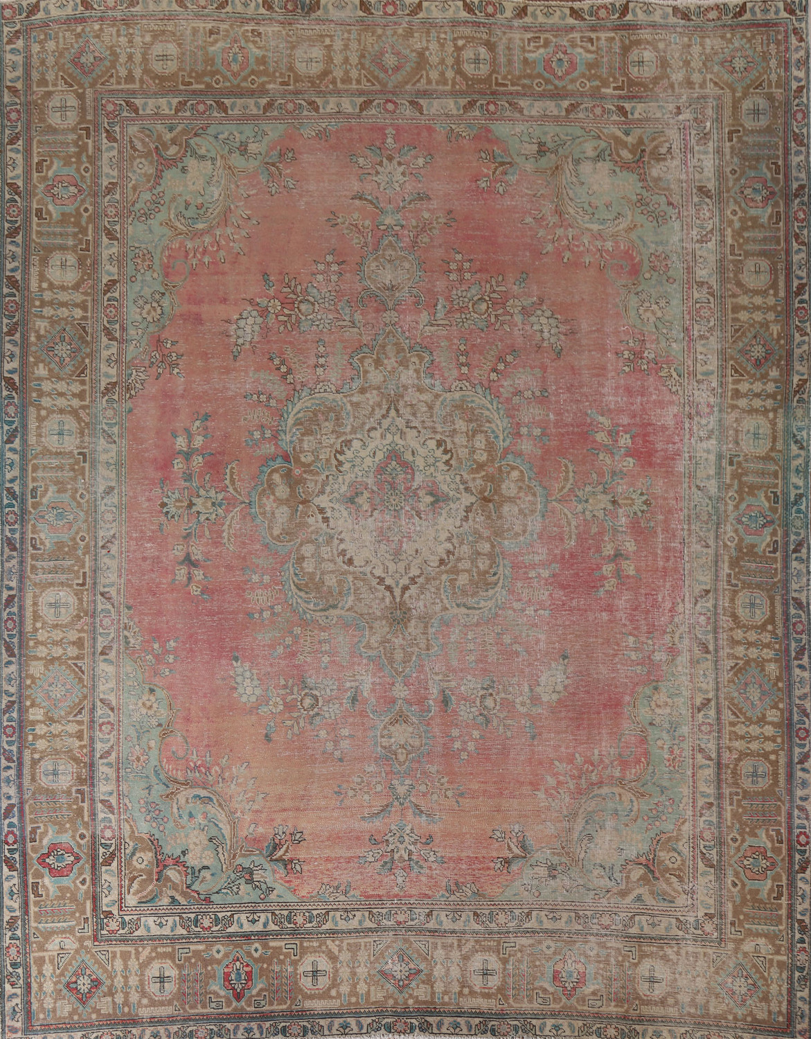 Handmade Wool Tabriz Persian Area Rug 10x12