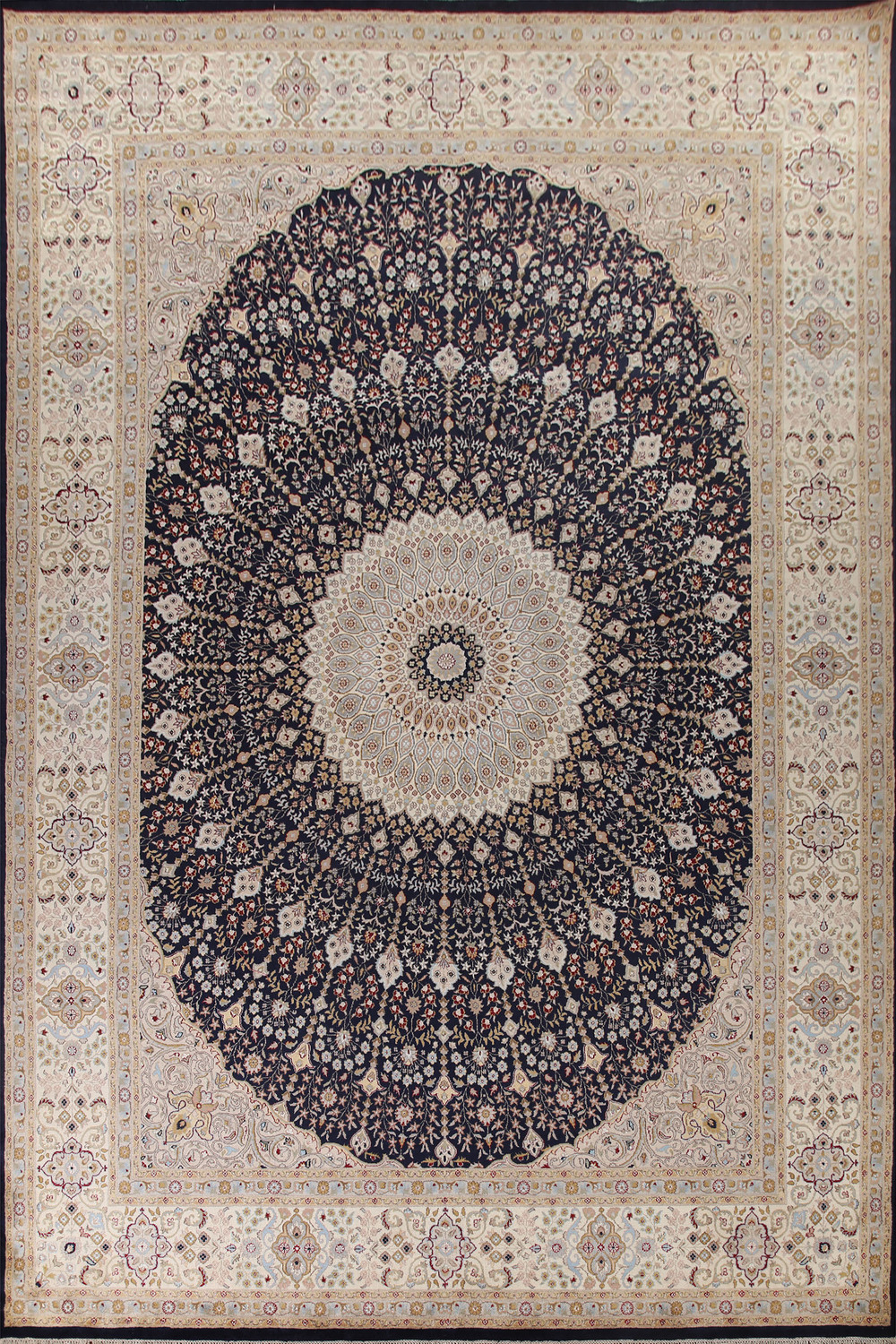 Aubusson Vegetable Dye Large Living Room Rug 12x16