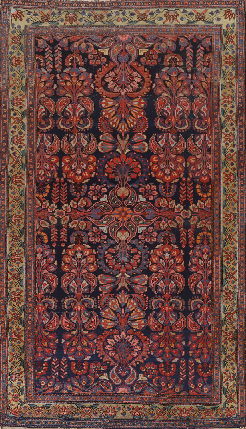 Antique Vegetable Dye Lilian Persian Area Rug 7x12