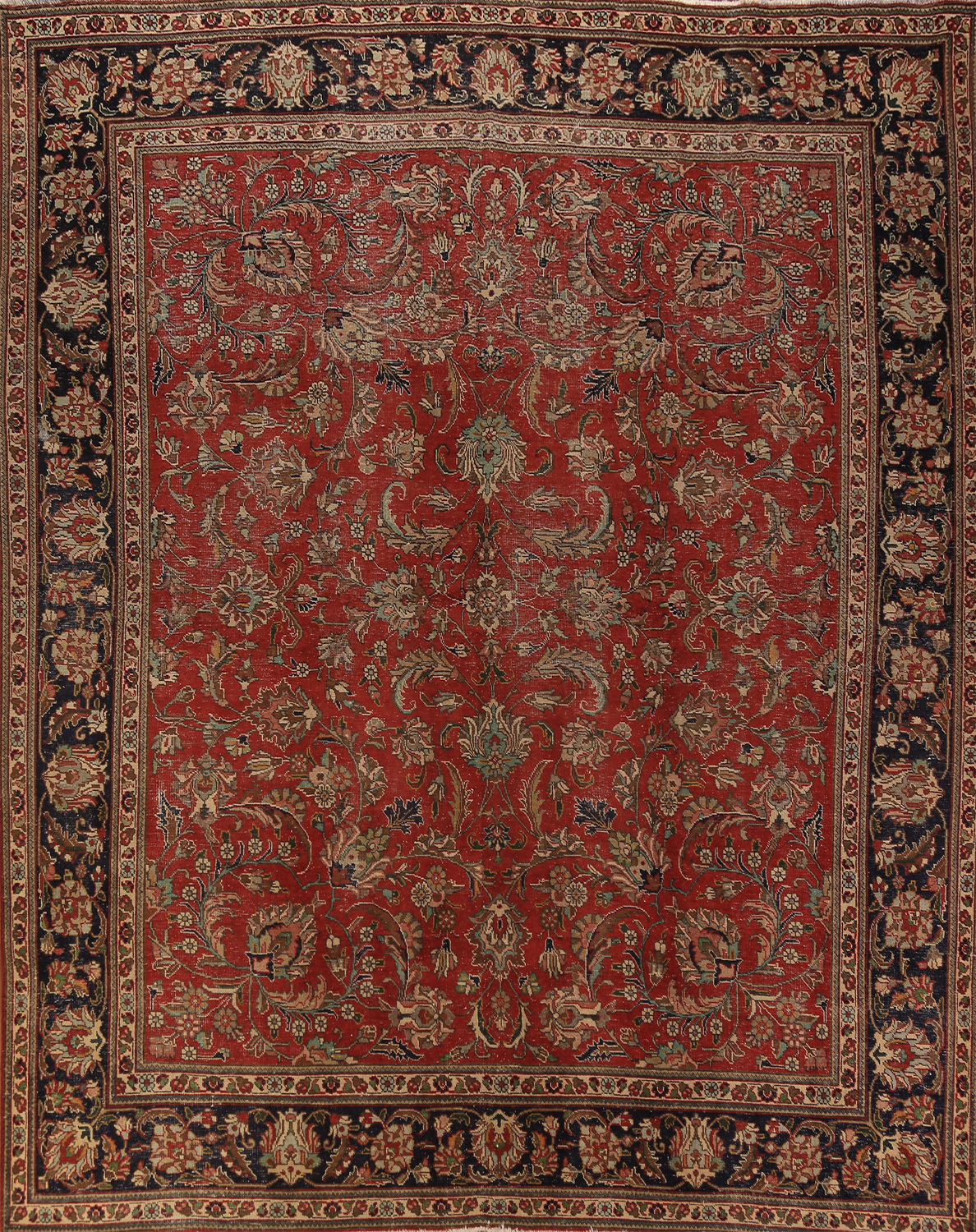 Handmade Floral Tabriz Persian Area Rug 10x12