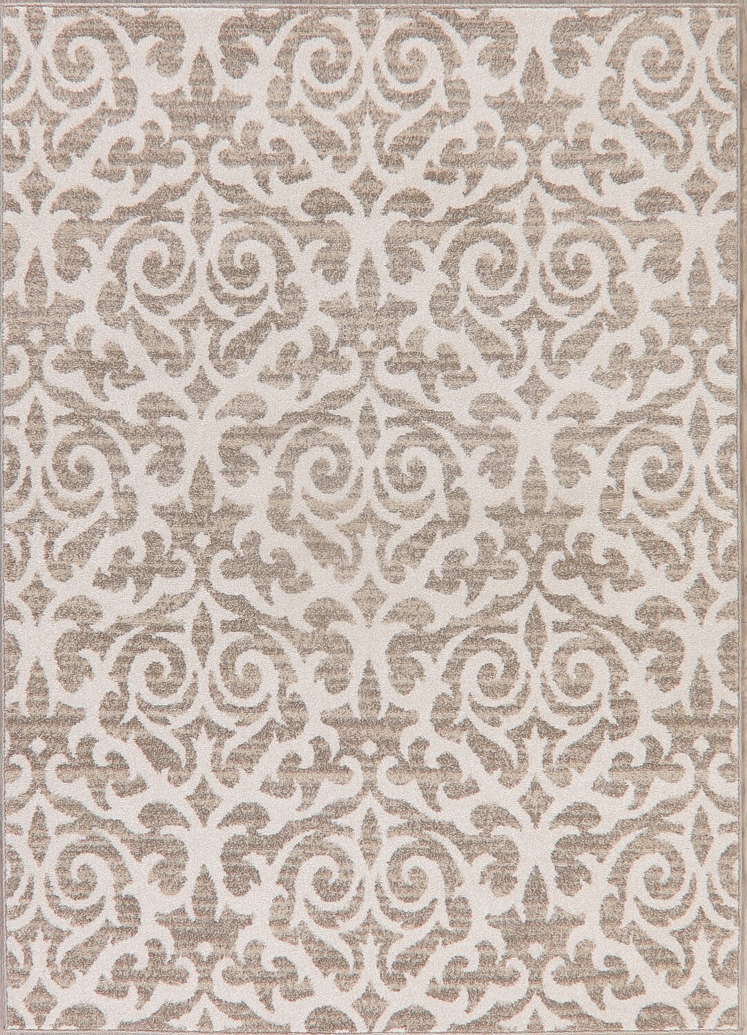 AllOver Tuscan Ivory Modern Area Rug 5x7