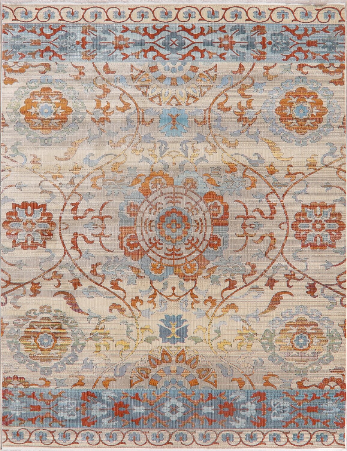 Vintage Style Distressed HeatSet Area Rugs