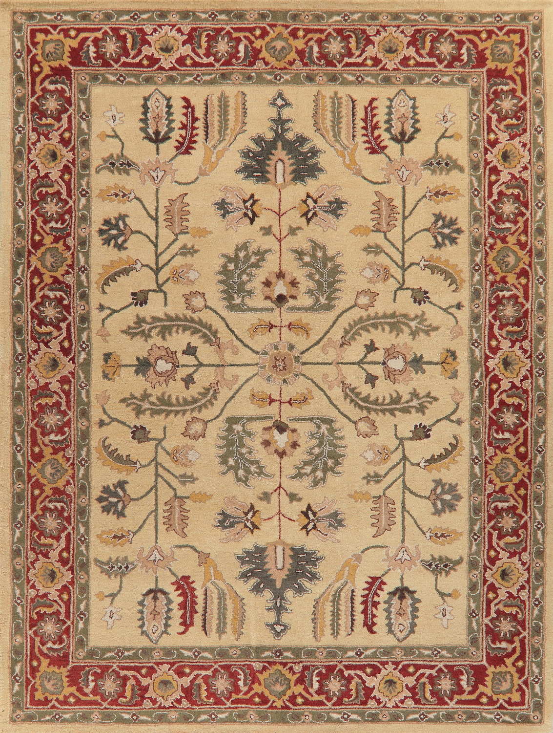 Floral Oushak Oriental Area Rug 8x11