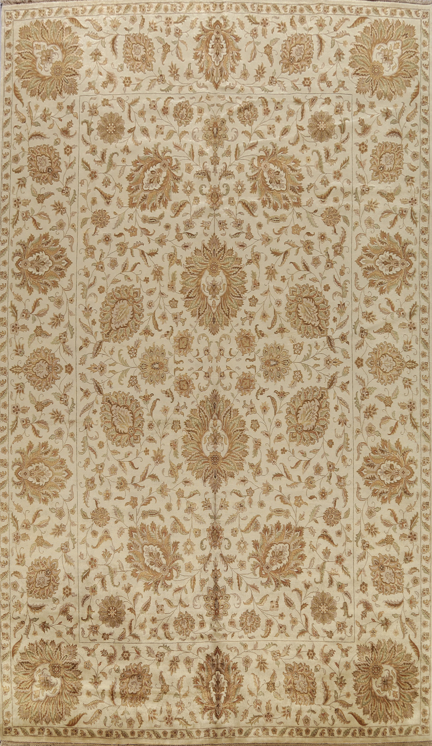 Vegetable Dye Floral Peshawar Oriental Area Rug 10x14