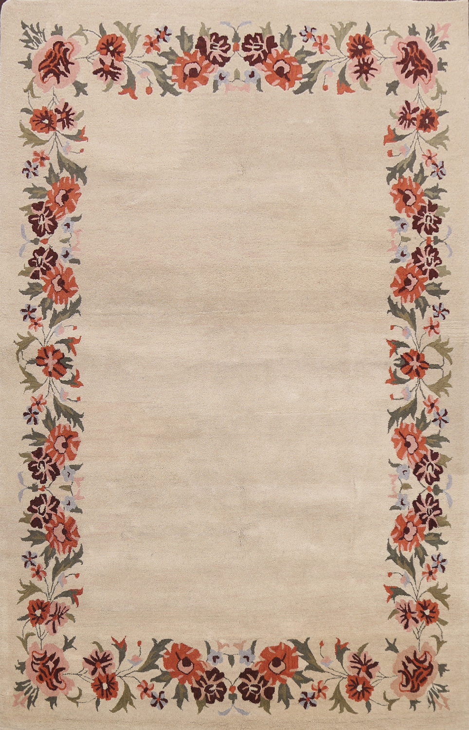 Floral Area Rug 9x12