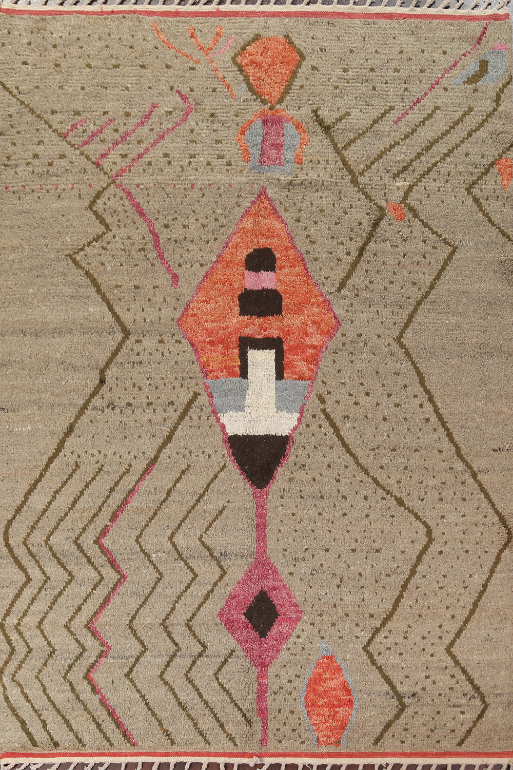 Handmade Moroccan Wool Area Rug 8x11