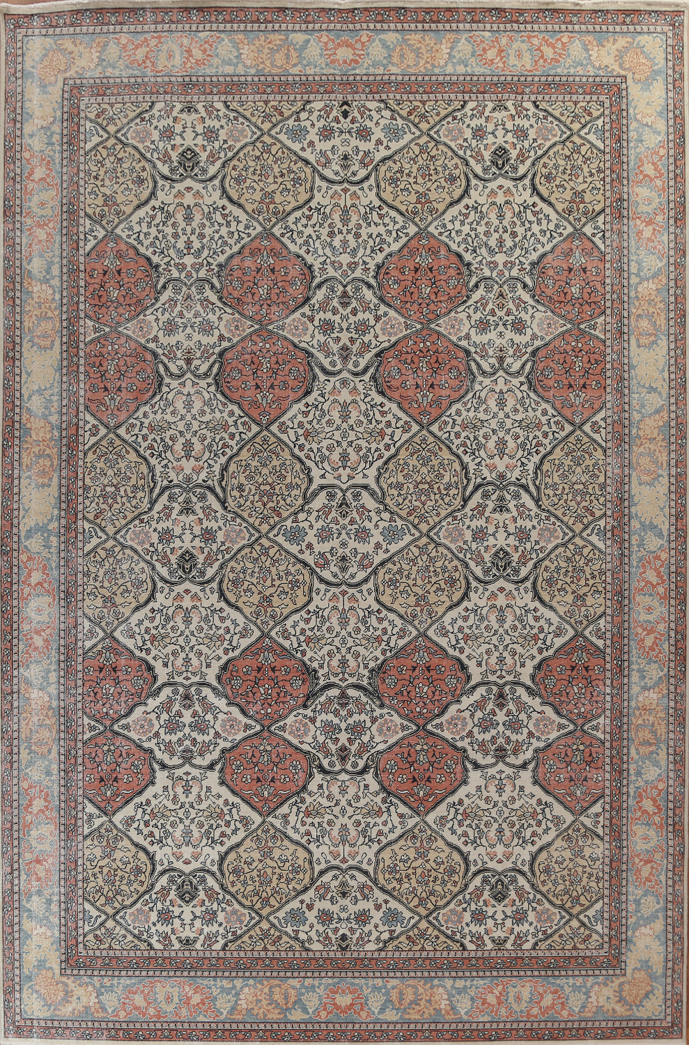 Geometric Bakhtiari Oriental Area Rug 10x13