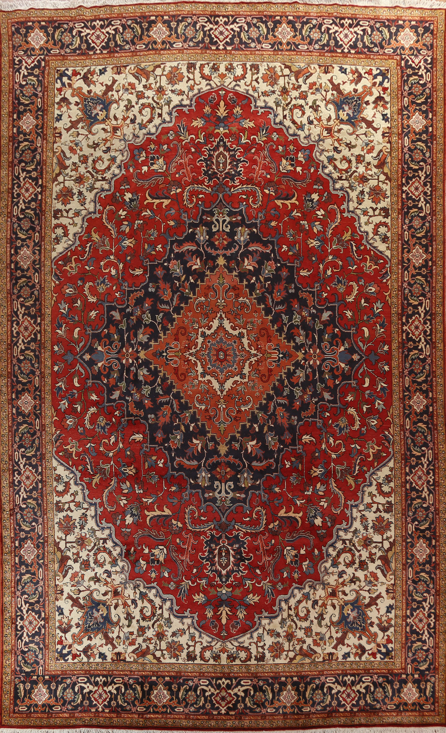 Vegetable Dye Heriz Palace Size Persian Rug 11x16