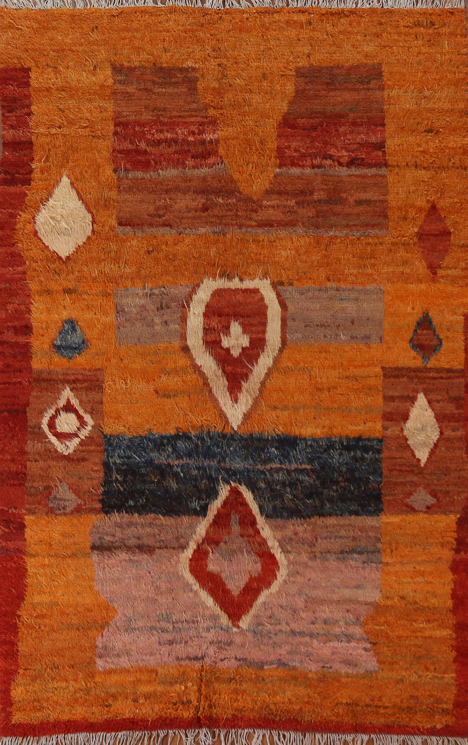Tribal Moroccan Wool Area Rug 6x8