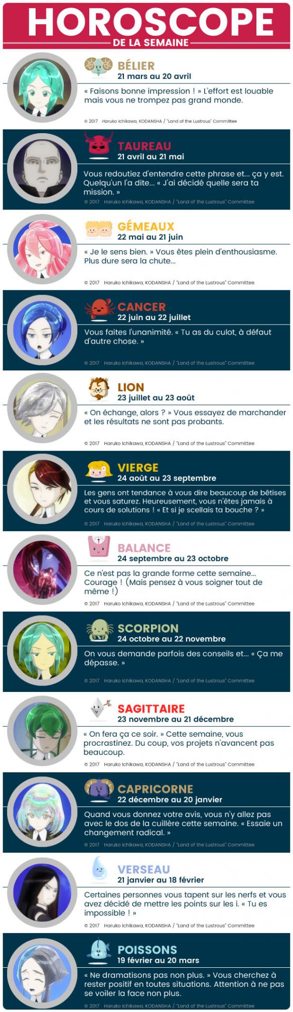 Horoscope du 23 octobre Yatta! by ADN